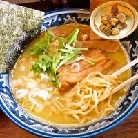 「塩そば（大盛）+乱切りチャーシュー 700円+100円=800円」@中華そば 旋の写真