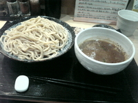 「素つけ麺（中盛）」@つけ麺 道の写真