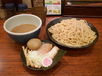 「つけ麺、大盛」@らーめん 山頭火 新百合ヶ丘エルミロード店の写真