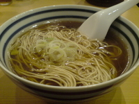 「かけそば （醤油）  ￥ 500」@らーめん いまるやの写真