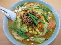 「みそ野菜ラーメン830円」@くるまやラーメン 飯田名古熊店の写真