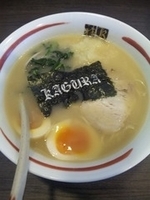 「こってりしょうゆ（味玉トッピング）」@麺匠 神楽の写真