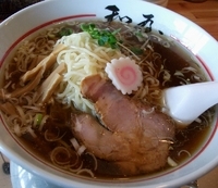 「らーめん中」@魚介醤油らーめん 和屋の写真
