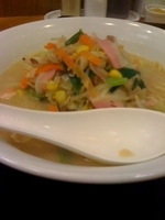 「長崎ちゃんぽん(麺2倍と無料餃子) 500円」@長崎ちゃんぽん リンガーハット 八潮西袋店の写真