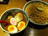 「特製つけ麺（極太麺）」@麺や 六三六 茶屋町店の写真