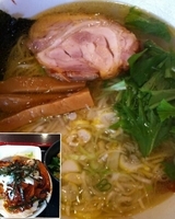 「塩らーめん（690円）+ランチセットC（250円）」@麺処 誠信の写真