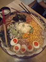 「もん吉らーめん（味噌）」@チャッチャ系らーめん もん吉の写真