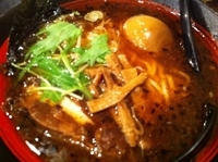 「醤そば（680円,大盛無料）+半熟味付玉子（100円）」@ラーメン専門店 浜寅 東戸塚店の写真