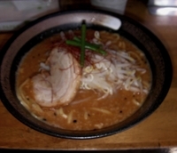 「辛味噌 750円 + にんにく 50円」@上州山賊麺 大大坊の写真