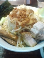 「ジロまぜそば（中盛）」@麺処 井の庄 立川店の写真