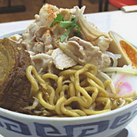 「チャーシューめん大盛（野菜、玉ねぎ増し）」@らーめん 麺太郎の写真