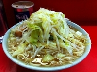 「ラーメン （ニンニクなし、カラメ）」@ラーメン二郎 三田本店の写真