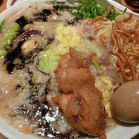 「特太郎のあんかけちゃんぽん（とろとろチーズ+ネギ+半熟玉子+から」@名物博多 ちゃんぽん太郎の写真