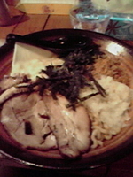 「白湯まぜ麺」@らーめん処 ○はの写真