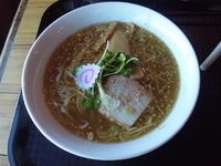 「【つけめんTETSU】炙りゴマの煮干と鶏の塩そば」@新!東京らーめんチャンピオンの写真