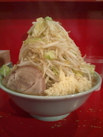 「ラーメン（大盛・ニンニク多・ヤサイ多）」@らーめん一の写真