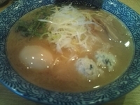 「半熟味玉濃厚魚介らーめん」@麺屋 一燈の写真
