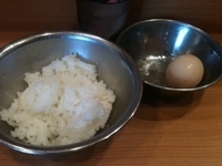 「小ラーメン+たまごかけご飯」@ラーメン二郎 八王子野猿街道店2の写真