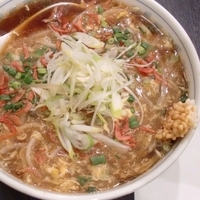 「もやしあんかけそば（黒）」@もやしあんかけそば とろ丸の写真