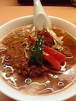 「カレーらあめん」@らあめん工房 まんぼぉの写真