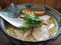 「チャーシューワンタン麺（味噌）1000円+味玉100円」@手打ち中華そば 凌駕の写真