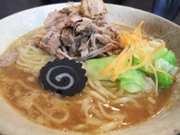 「チャーシュー煮干しそば950円+特盛り（350g）100円」@NARU-TO 甲府中央店の写真