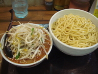 「辛味噌つけめん（780円）+大盛（100円）+野菜多め（無料）」@味噌麺処 花道庵の写真