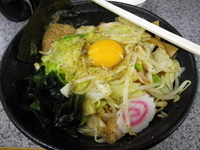 「汁なしそば+中盛」@丸新らぁめんの写真