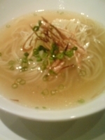 「MIST COURSE ¥3,000 〆のらぁ麺ハーフサイズ(塩」@MIST 表参道ヒルズ店の写真