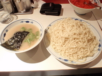 「つけめん（大盛）」@らあめん英 本店の写真