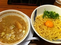 「釜玉つけ麺（ひやもり）」@胡同製麺の写真