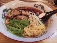 「炙りチャーシューラーメン【750円】ねぎチャーシュー丼【400円」@めん酒場あん・ぽん・たんの写真