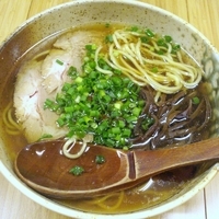 「ラーメン（太麺） 550円」@ラーメン極みの写真