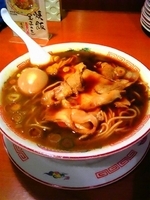 「中華そば + 味玉」@末廣ラーメン本舗 高田馬場分店の写真