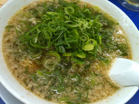 「ラーメン（650円）麺固めネギ多め」@来来亭 南彦根店の写真