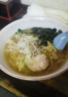 「醤油ラーメン（350円）」@立喰はや川の写真