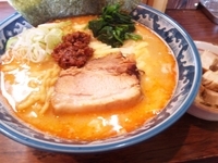 「チーズ担担麺（大）+乱切りチャーシュー」@中華そば 旋の写真