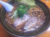 「焦がし醤油ラーメン（750円）」@あぢとみ食堂の写真
