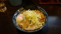 「油そば小盛+温泉玉子」@兎に角 松戸店の写真