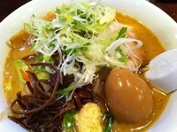 「みそラーメン(750円)+味付けたまご(100円)」@麺屋 一番星の写真