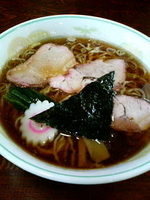 「らーめん 600円」@手打中華 餐の写真