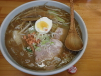 「石狩ラーメン（700円）大盛（100円）」@ミッキーズハウスの写真