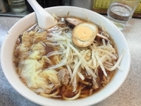 「ワンタン麺 ￥800」@中華麺店 喜楽の写真