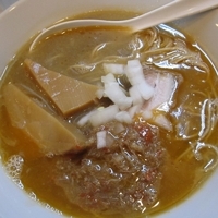 「限定（トロトロ蟹鶏らーめん）+替玉麺固め 900円+100円」@らーめん・つけめん いつ樹の写真