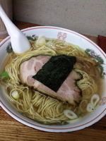 「塩ラーメン（大盛・硬め）・・・・・800円」@米屋の写真