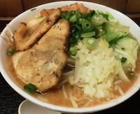 「直次郎ラーメン（味噌） 750円」@丸直の写真