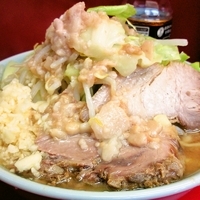 「小ラーメン（ニンニクアブラ）」@ラーメン二郎 中山駅前店の写真