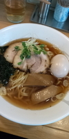 「正油らーめん（油ナシ）+煮玉子」@ボニート・ボニートの写真