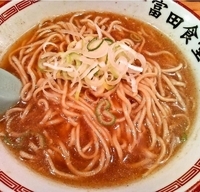 「かけそば（500円）」@松戸中華そば 富田食堂の写真