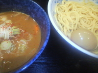 「辛モツつけ麺【12月限定】」@大勝軒まるいち 赤羽店の写真